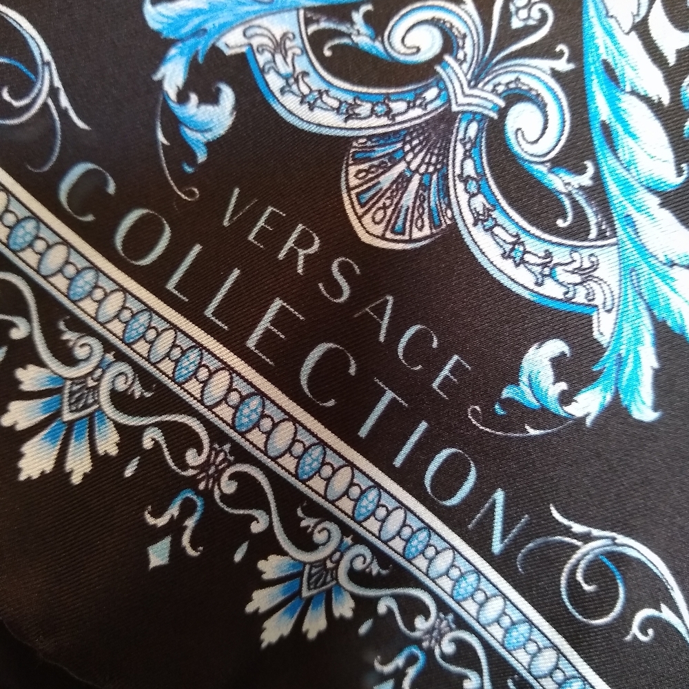 Versace Collection Authentic Silk Scarf - Picture 4 of 9